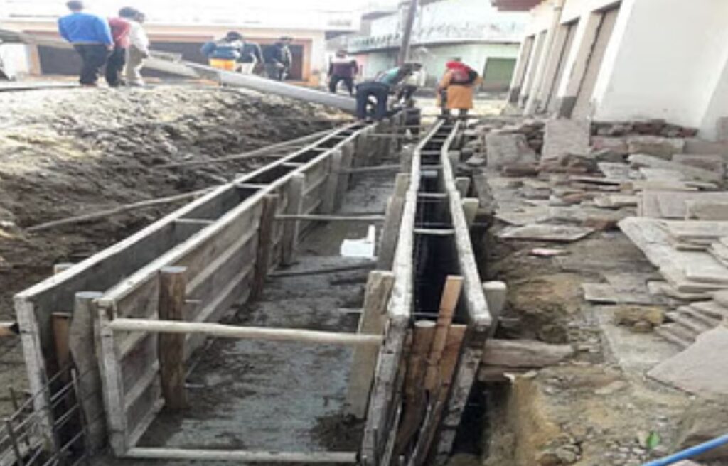 Relief from Waterlogging Jhansi Construct 39 Drains